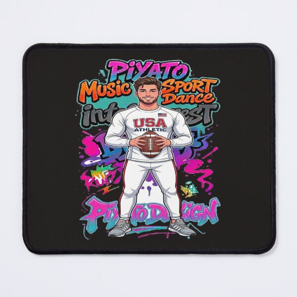 Item preview, USA Football Player - Bold Street Art Graffiti Athletic Style BY PIYATO DESIGN designed and sold by PIYATO941DESIGN.