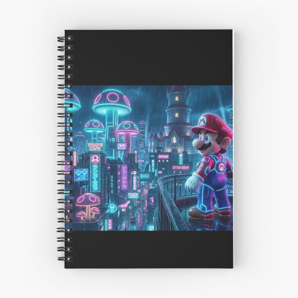 Item preview, Neo-Mushroom City - Mario Cyberpunk   designed and sold by conamor-bymel.