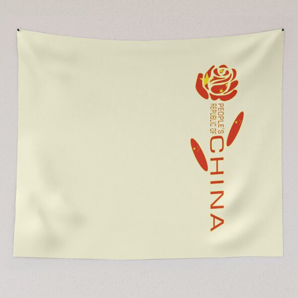 Item preview, People’s Republic of China Flag Rose Design designed and sold by AuntieShoe.