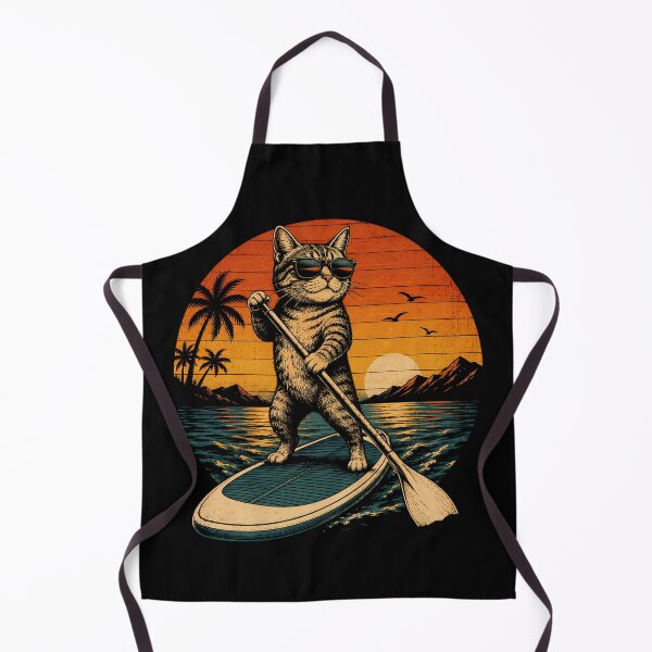 Item preview, Sunset Cat Paddleboarder designed and sold by Urbanksy.