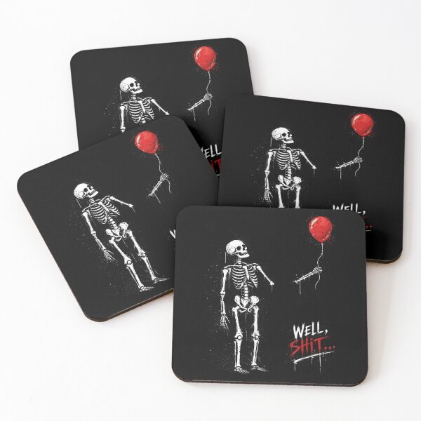 Item preview, Well Skeleton Holding Balloon Funny Halloween designed and sold by Khescoiu.
