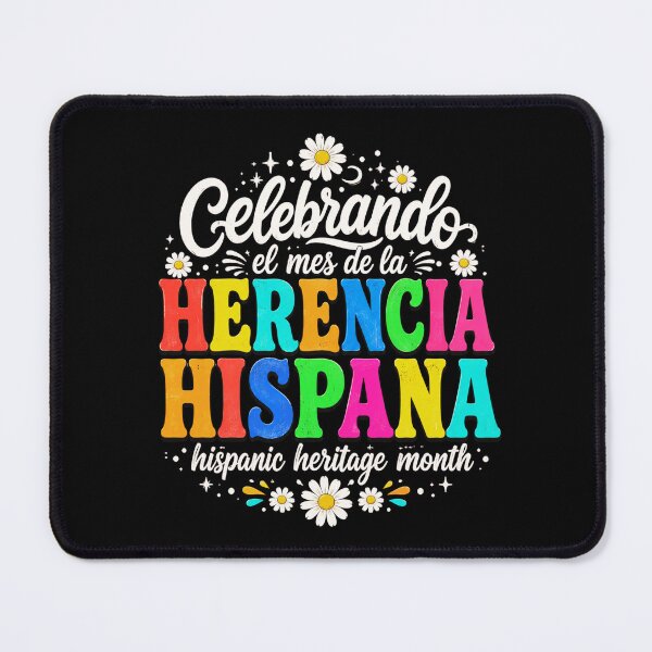 Item preview, Hispanic Heritage Month Celebration with Colorful Flowers designed and sold by ROUX-ART.