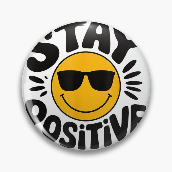 Item preview, Retro Happy Face With Sunglasses Stay Positive Quote Retro T-Shirt designed and sold by Othinus.