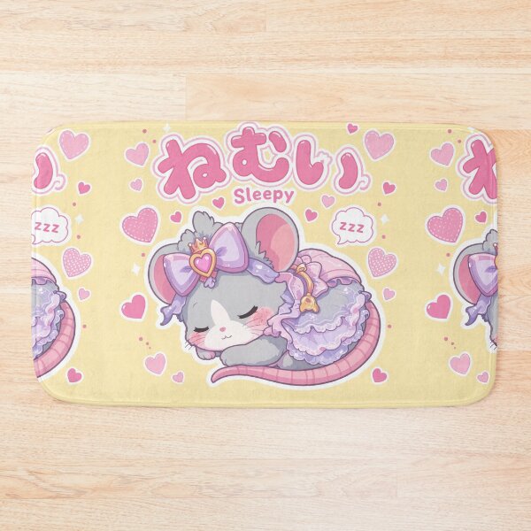 Item preview,  Chibi Fancy Rat Japanese 'sleepy' design cute kawaii designed and sold by Vintage Designs +.