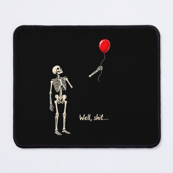 Item preview, Well Skeleton Holding Balloon Gothic Halloween designed and sold by Khescoiu.