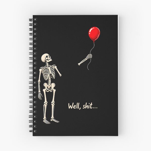 Item preview, Well Skeleton Holding Balloon Gothic Halloween designed and sold by Khescoiu.