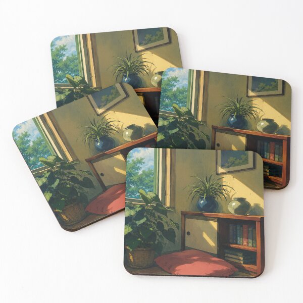 Item preview, Classic Anime Botanical Reading Corner designed and sold by bapupa.
