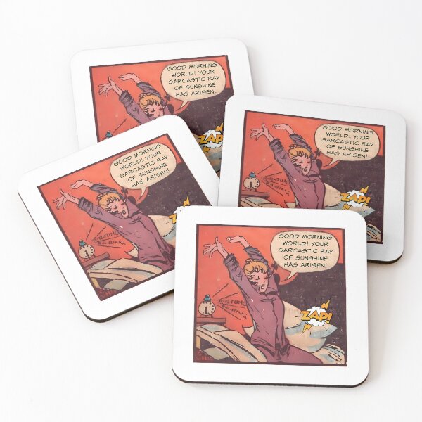 Item preview, Good Morning World - Sarcastic Ray Of Sunshine - Office Humor designed and sold by ericka-devito.