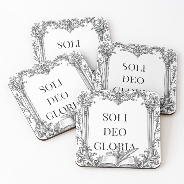 Item preview, Five Solas Soli Deo Gloria Book printing design designed and sold by BoosterShop.