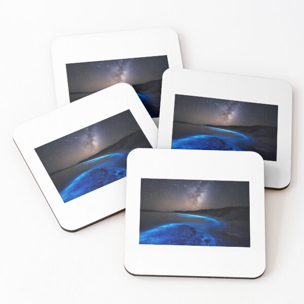 Item preview, Milky Way Over Sea Sparkle Bay designed and sold by wyli-eblow.