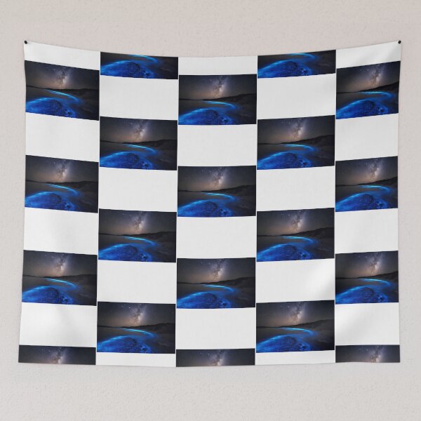 Item preview, Milky Way Over Sea Sparkle Bay designed and sold by wyli-eblow.