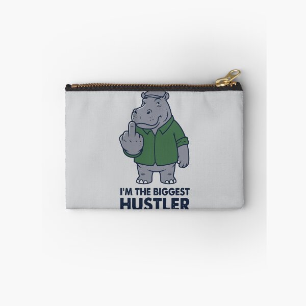 Item preview, I'm The Biggest Hustler Middle Finger Hippo designed and sold by Amir Faysal.