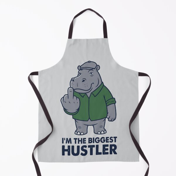 Item preview, I'm The Biggest Hustler Middle Finger Hippo designed and sold by Amir Faysal.