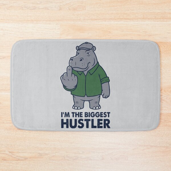 Item preview, I'm The Biggest Hustler Middle Finger Hippo designed and sold by Amir Faysal.
