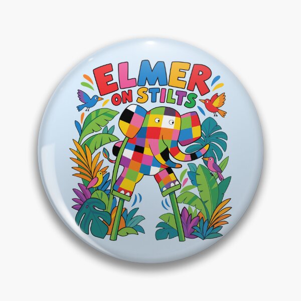 Item preview, Elmer on Stilts Jungle Adventure designed and sold by HappyToons Shop.