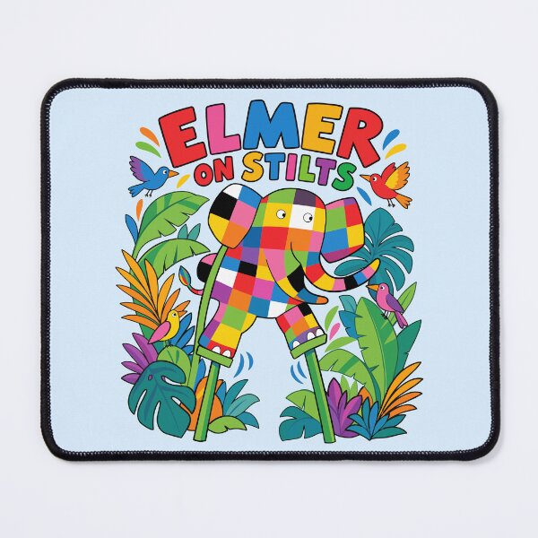 Item preview, Elmer on Stilts Jungle Adventure designed and sold by HappyToons Shop.