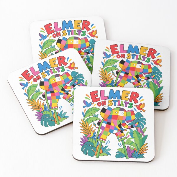 Item preview, Elmer on Stilts Jungle Adventure designed and sold by HappyToons Shop.