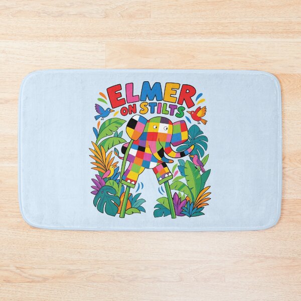 Item preview, Elmer on Stilts Jungle Adventure designed and sold by HappyToons Shop.