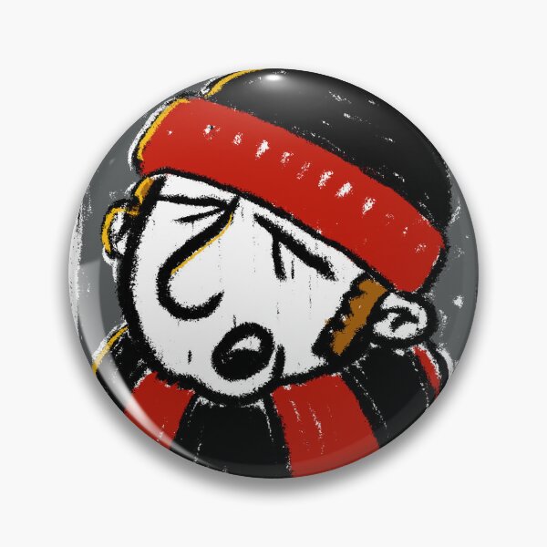 Item preview, Classic Football Fan Illustration | Footy Terrace Supporter | Red & Black  Scarf designed and sold by GWARTGB.