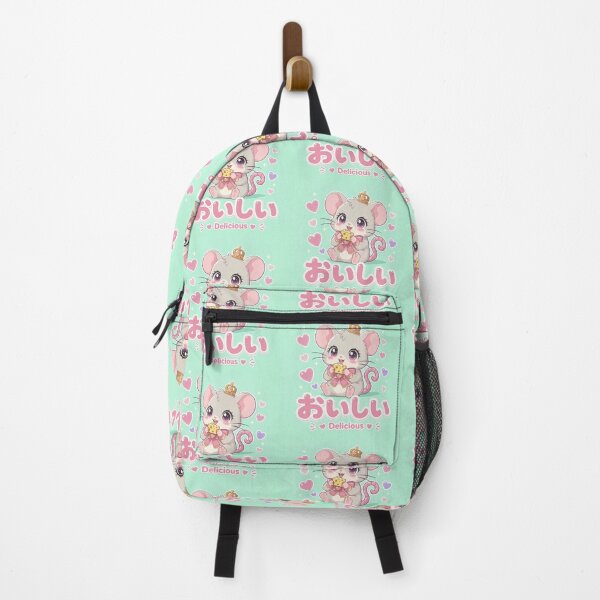Item preview, Chibi Fancy Rat Japanese 'delicious' design cute kawaii designed and sold by Vintage Designs +.