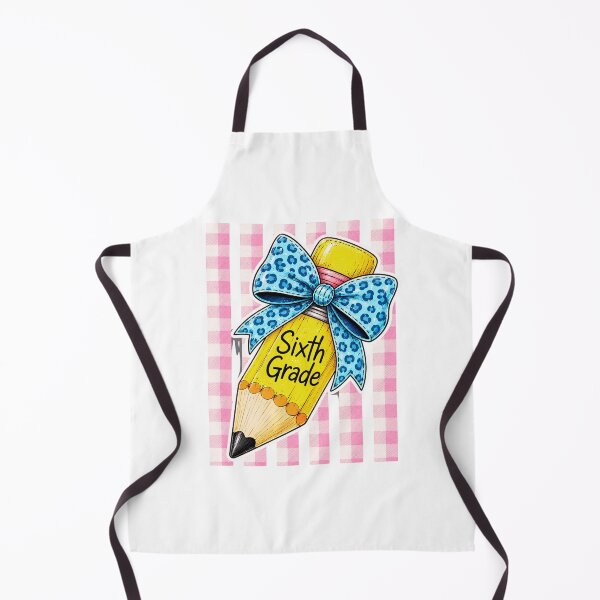 Item preview, Sixth Grade Pencil Bow Back to School Graphic designed and sold by ROUX-ART.