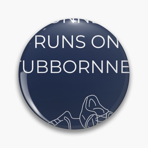 Item preview, Marathon Runner, Runs on Stubbornness Gift designed and sold by Zyvora-merch.