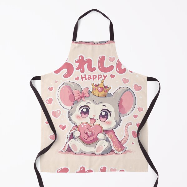 Item preview, Chibi Fancy Rat Japanese 'Happy' design cute kawaii designed and sold by Vintage Designs +.