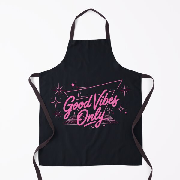 Item preview, Good Vibes Only (Neon Pink Text) - Synthwave Aesthetic & Retro 80s designed and sold by RetroNeon.
