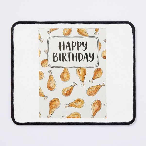 Item preview, Fried chicken birthday cake funny prank meme gift weird  designed and sold by CheeseBlueprint.
