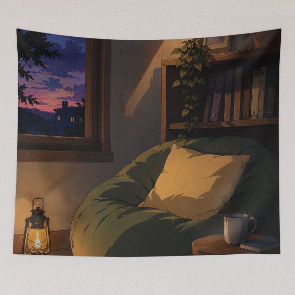Item preview, Classic Anime Twilight Reading Room designed and sold by bapupa.