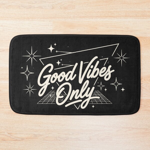 Item preview, Good Vibes Only (Off-White Text) - Retro 80s Retrowave Typography designed and sold by RetroNeon.