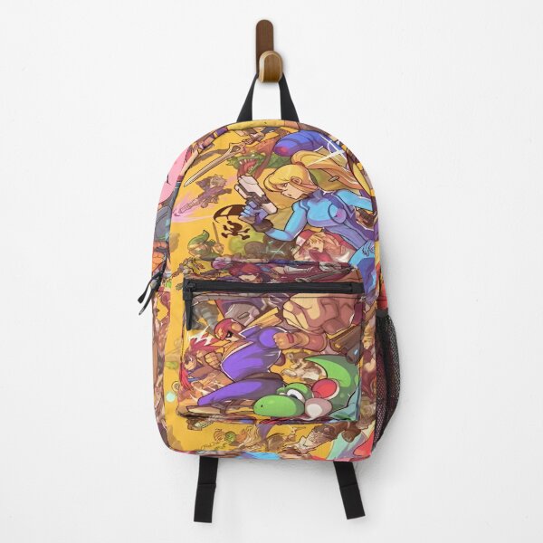 Item preview, An Epic Crossover Adventure Featuring Iconic Video Game Characters from Various Universes Engaged in a Colorful and Dynamic Battle Scene with a Playful Atmosphere designed and sold by Matt_Smith.