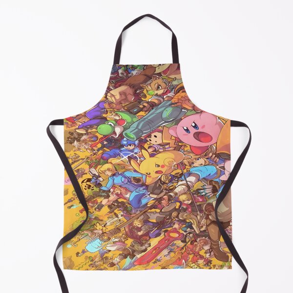 Item preview, An Epic Crossover Adventure Featuring Iconic Video Game Characters from Various Universes Engaged in a Colorful and Dynamic Battle Scene with a Playful Atmosphere designed and sold by Matt_Smith.