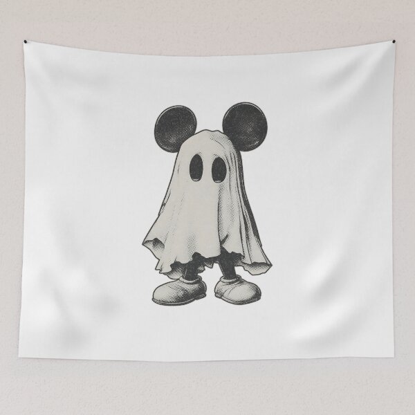 Item preview, Vintage Ghost Halloween Cartoon Graphic T-Shirt Spooky Retro Haunted Tee designed and sold by RRMadeArt.