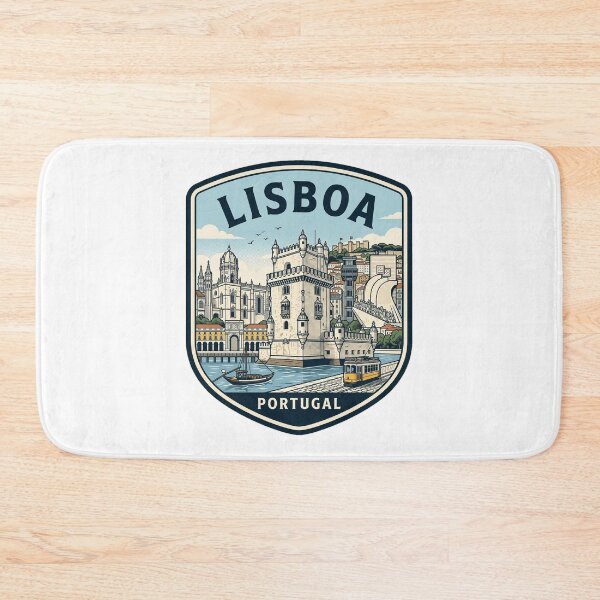 Item preview, Lisboa Portugal Vintage Travel Badge Illustration designed and sold by k3rstman1.