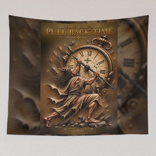 Item preview, Pull Back Time – Warrior Against the Clock designed and sold by Qenlo.