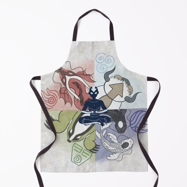 Item preview, Four Elements Meditation | Fire Water Earth Air Fantasy Art designed and sold by Manga Mouth Piece .