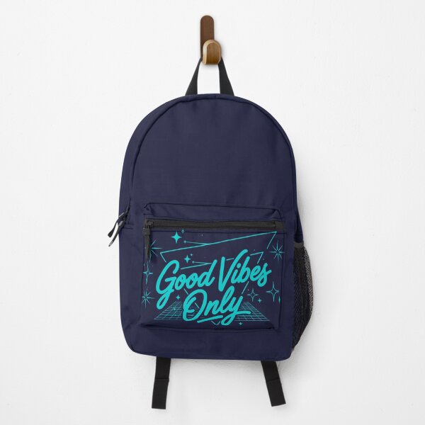 Item preview, Good Vibes Only (Electric Turquoise Text) - Vaporwave Typography & Retro 80s designed and sold by RetroNeon.