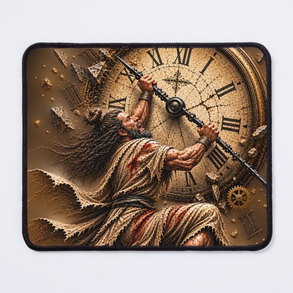 Item preview, Fighting Time – Broken Clock Warrior designed and sold by Qenlo.