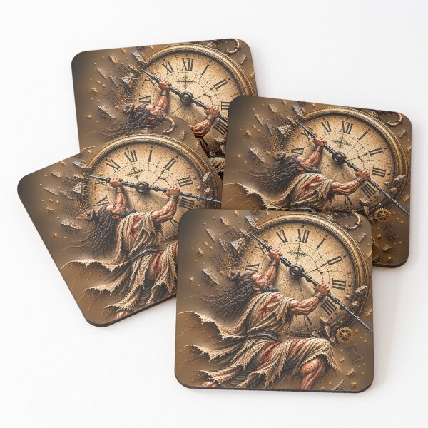 Item preview, Fighting Time – Broken Clock Warrior designed and sold by Qenlo.