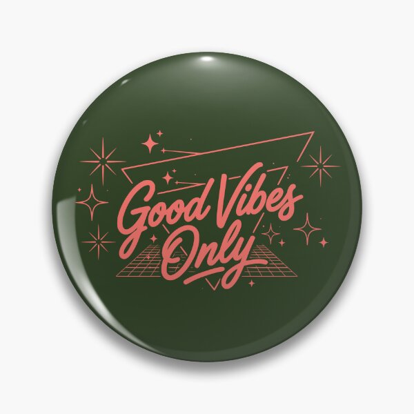 Item preview, Good Vibes Only (Sunset Orange Text) - 70s Retro Typography & Vintage Vibe designed and sold by RetroNeon.