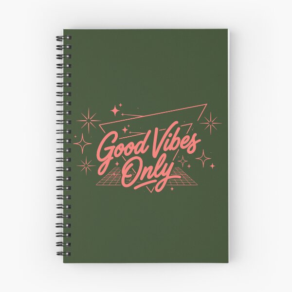 Item preview, Good Vibes Only (Sunset Orange Text) - 70s Retro Typography & Vintage Vibe designed and sold by RetroNeon.