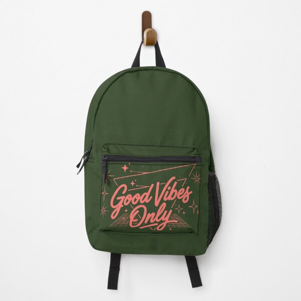 Item preview, Good Vibes Only (Sunset Orange Text) - 70s Retro Typography & Vintage Vibe designed and sold by RetroNeon.