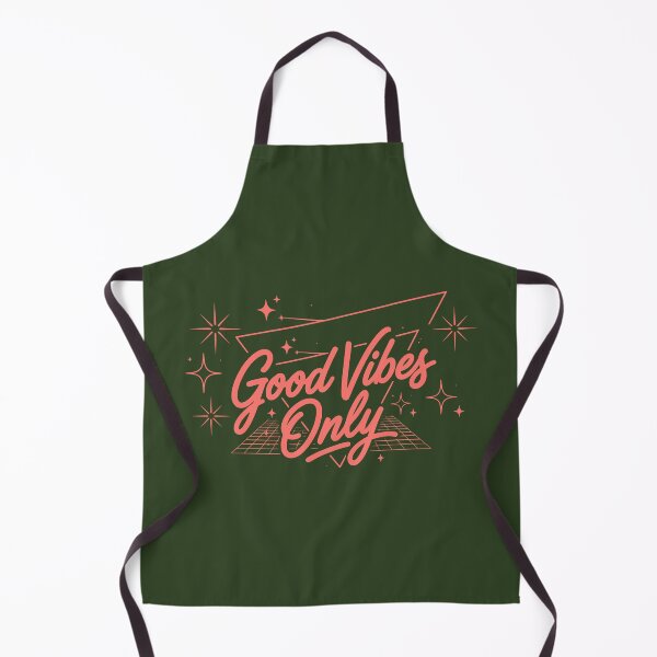 Item preview, Good Vibes Only (Sunset Orange Text) - 70s Retro Typography & Vintage Vibe designed and sold by RetroNeon.