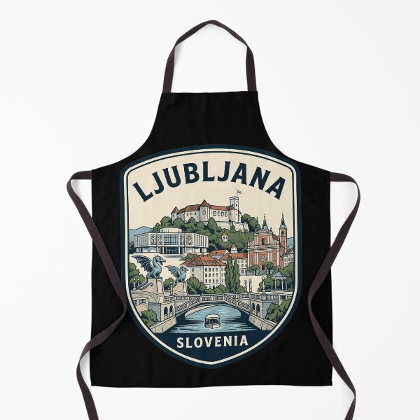 Artikelvorschau, Ljubljana Slowenien Vintage Reise-Emblem entworfen und verkauft von k3rstman1.
