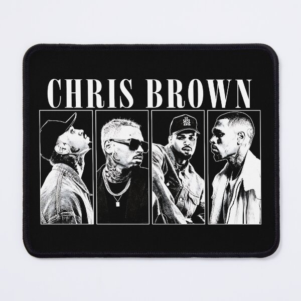 Item preview, Breezy Chris Brown Black And White Portrait Collage Graphic designed and sold by jundobays.