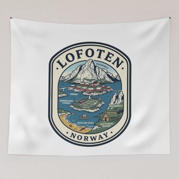 Item preview, Lofoten Islands Norway Travel Souvenir designed and sold by k3rstman1.