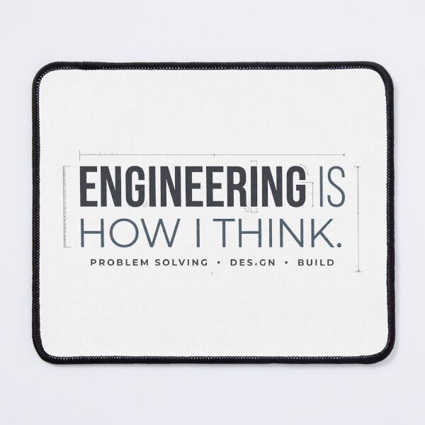 Item preview, Engineering Is How I Think | Engineering Student designed and sold by Amr Darwish Graphic designer.