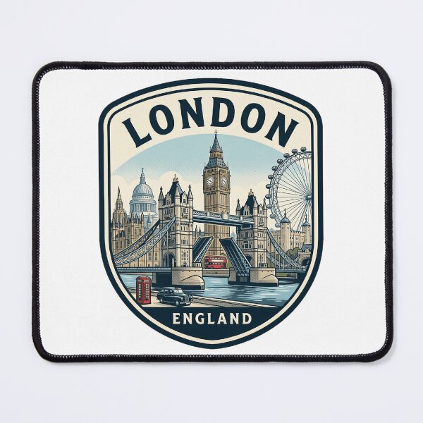 Item preview, Vintage London England Travel Emblem Skyline designed and sold by k3rstman1.