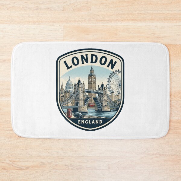 Item preview, Vintage London England Travel Emblem Skyline designed and sold by k3rstman1.
